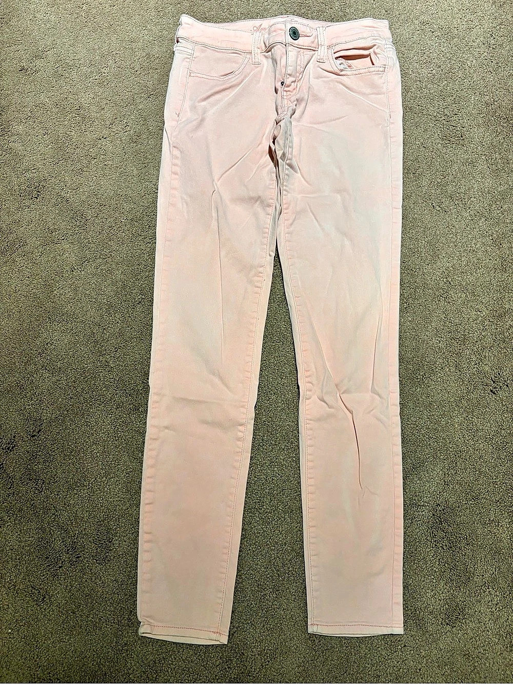 3 for $19 American Eagle Jegging Skinny Jeans in Pink Size 4